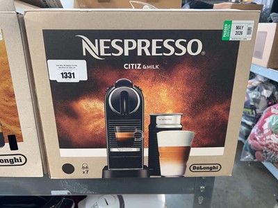 Lot 1331 - 2 boxed Nespresso Citiz & Milk coffee machines