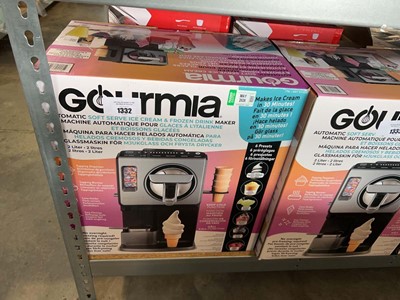 Lot 1332 - Boxed Gourmia automatic ice cream and frozen...