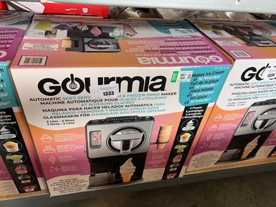 Lot 1333 - Boxed Gourmia automatic ice cream and frozen...