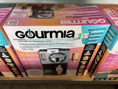 Lot 1338 - Boxed Gourmia automatic ice cream and frozen...