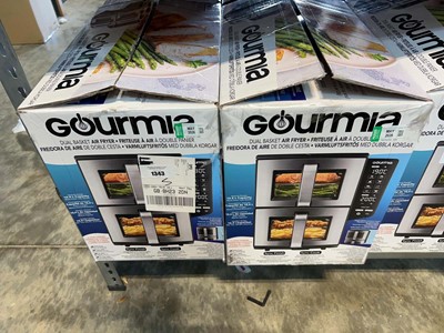 Lot 1343 - 2 boxed Gourmia air fryers
