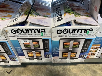 Lot 1344 - 3 boxed Gourmia air fryers