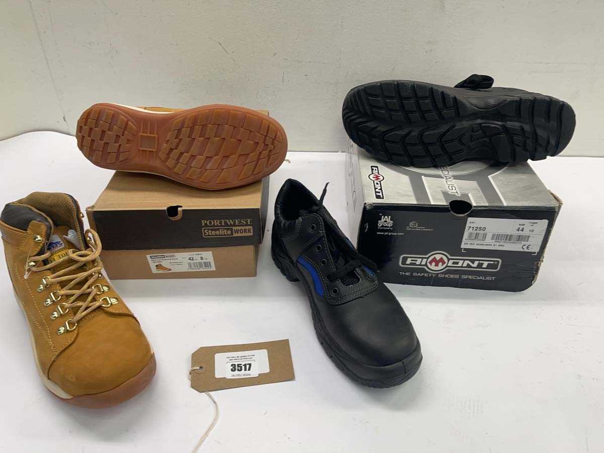 Lot Portwest Steelite mid cut Nubuck Size 8 work...