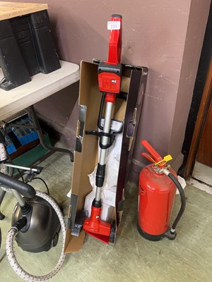 Lot 133 - A boxed Einhell cordless grout cleaner