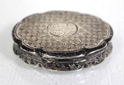 Lot 307 - A Victorian silver and parcel gilt vinaigrette...