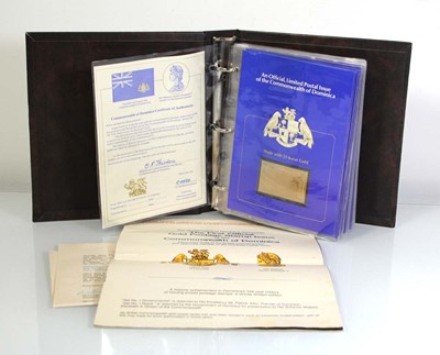 Lot 323 - A set of thirty Great First in Aviation 23ct...