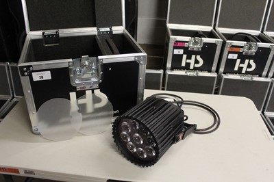Lot 28 - Astera AX10 Spotmax spotlight in flight case
