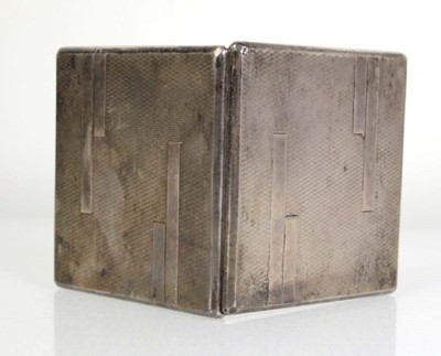 Lot 337 - A silver, parcel gilt and engine turned...