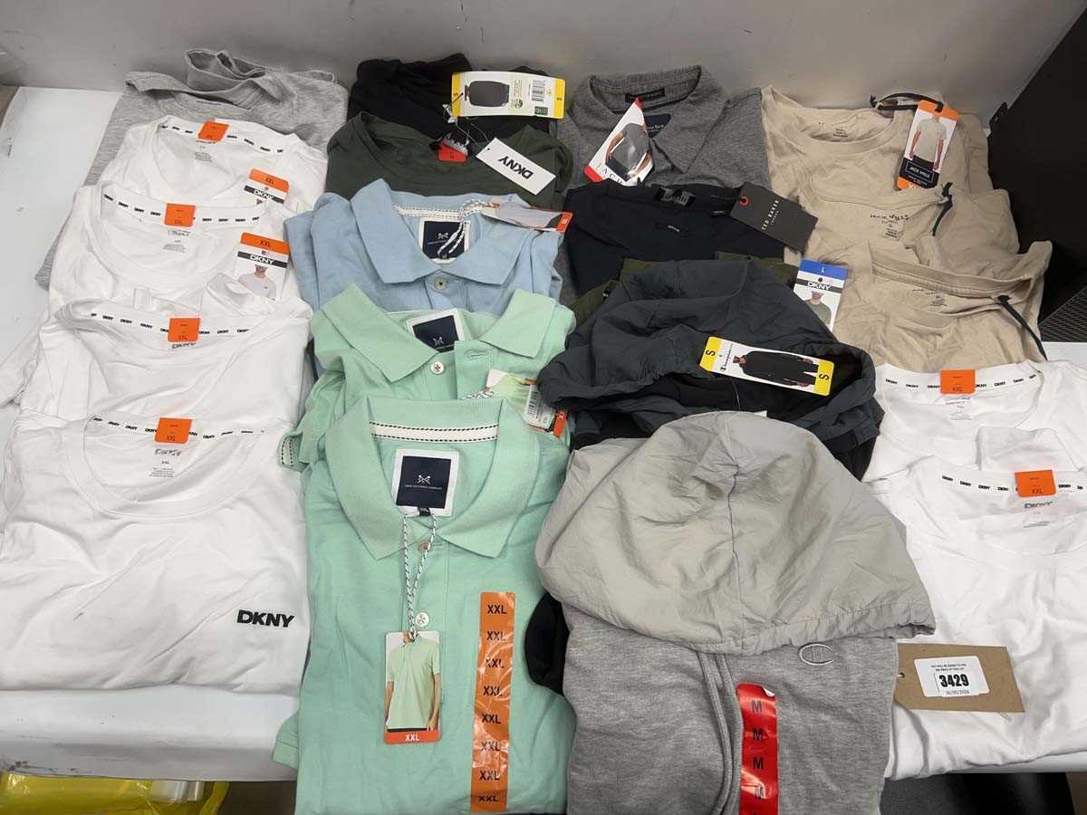 Lot 3429 - x20 adults clothing DKNY, Ted Baker, Champion,...