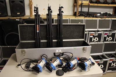 Lot 48 - Set of four Arri 150 Junior series spotlights...
