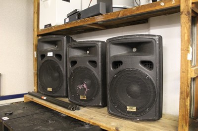 Lot 49 - Pair of Studiospares monitor speakers plus a...