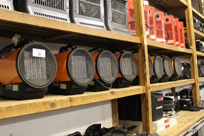 Lot 57 - Eight Fireball electric space heaters