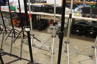 Lot 92 - Two Manfrotto 1004BAC Telescopic Master Stands