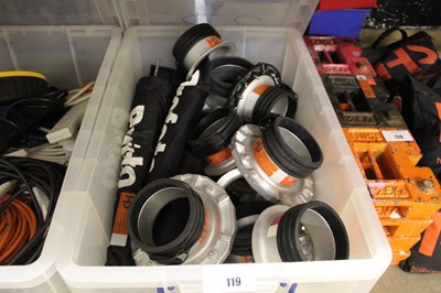Lot 119 - Large plastic box containing Profoto light...
