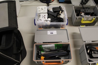 Lot 125 - Box containing various USBC adaptor lead...