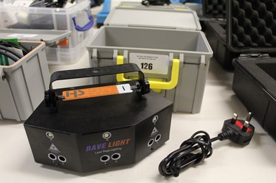 Lot 126 - Ravelight Laser Stage lighting unit in plastic...