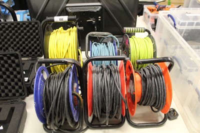 Lot 132 - Six 13A power cable reels