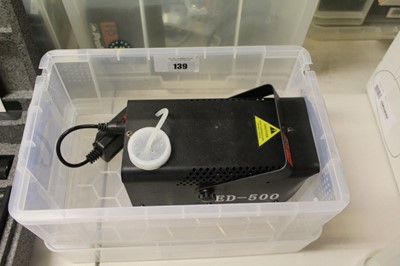 Lot 139 - LED-500 fog machine