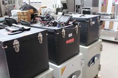 Lot 272 - Three Propress boxes, one containing spare parts