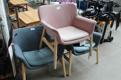 Lot 248 - 3 Ikea armchairs