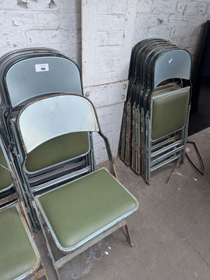 Lot 286 - Eight Sandler Seating metal frame retro...