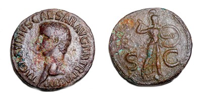 Lot Group of AS and AS AE roman coins (9),...