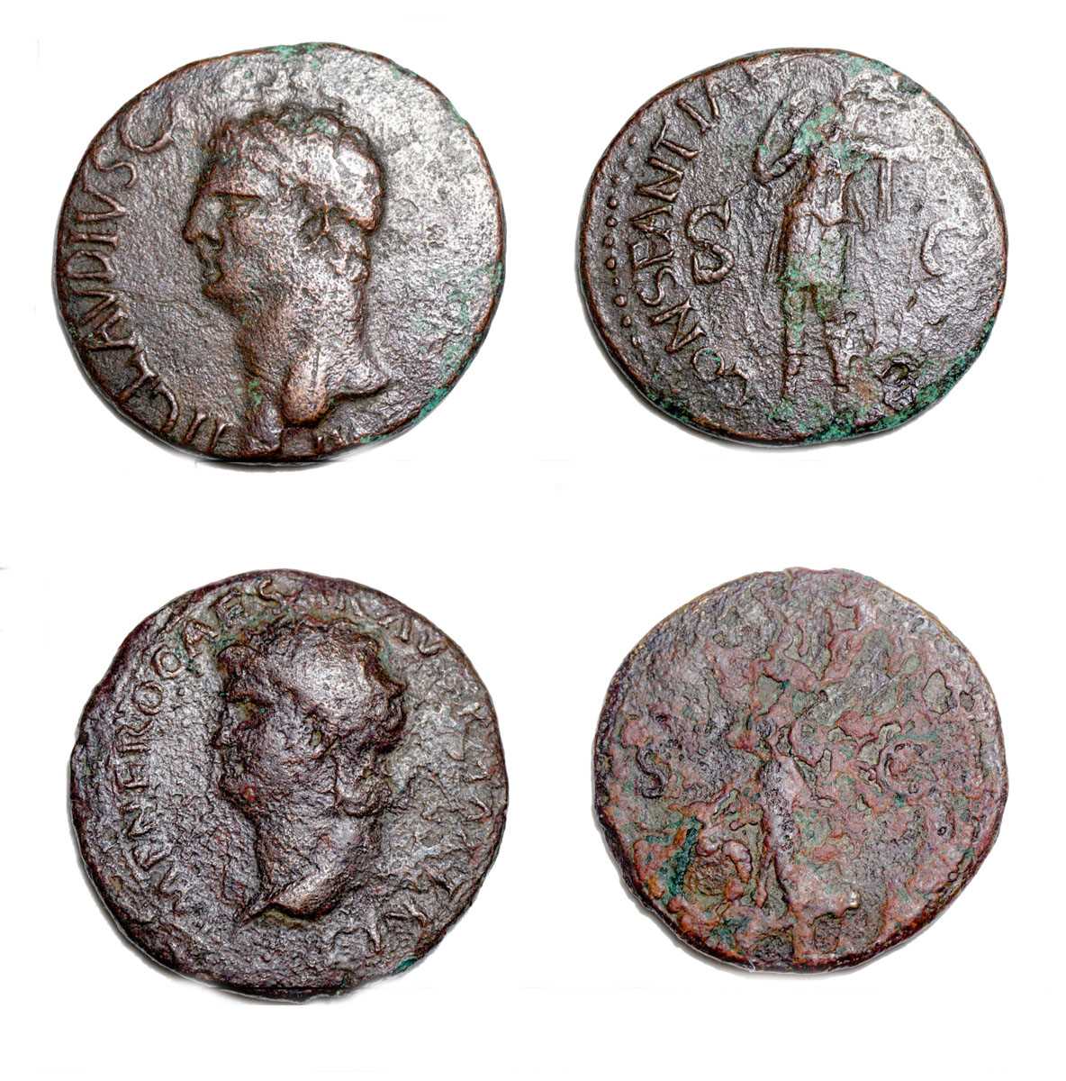 Lot Group of AS and AS AE roman coins (9),...
