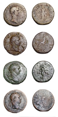 Lot Group of Dupondius, AS, AS AE and Sestertius...