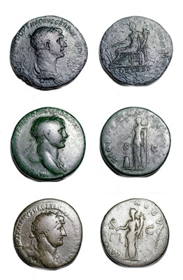 Lot Group of Dupondius, AS, AS AE and Sestertius...