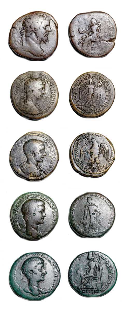 Lot Group of Dupondius, Sestertius, AE 26, AE 27...