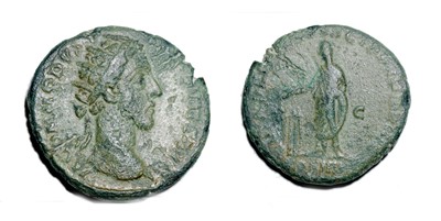 Lot Group of Sestertius, AE Follis and Dupondius...