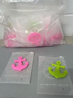 Lot Approx. 50 Yummy Baby silicone teether toys