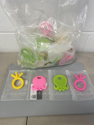 Lot Approx. 50 Yummy Baby silicone teether toys