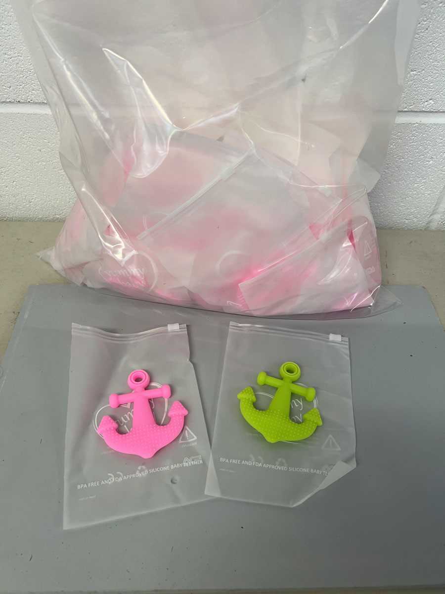 Lot Approx. 50 Yummy Baby silicone teether toys