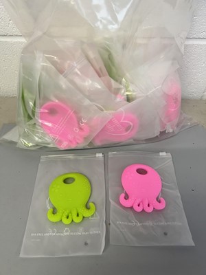 Lot Approx. 50 Yummy Baby silicone teether toys