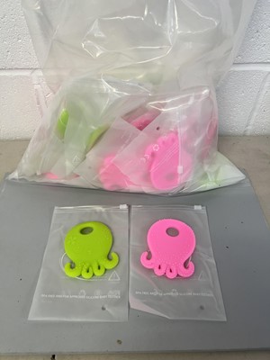 Lot Approx. 50 Yummy Baby silicone teether toys