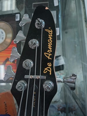 Lot 2610 - Dearmond five string bass guitar with three...