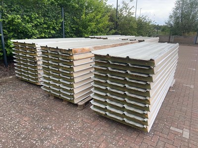Lot Five pallets of roofing insulation sheets....