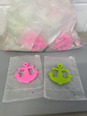 Lot Approx. 50 Yummy Baby silicone teether toys
