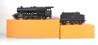 Lot 156 - A Finescalebrass scale 1 2-8-0 loco and tender,...