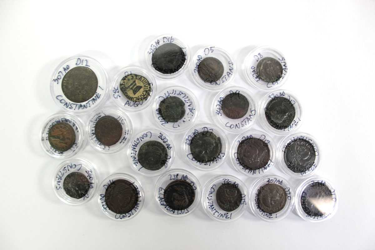 Lot Group of roman coins (20) including Quadrans,...