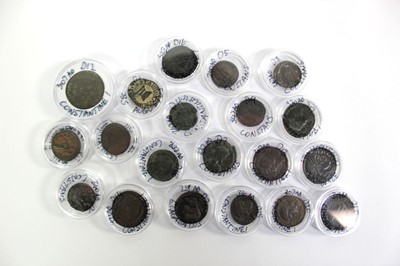 Lot Group of roman coins (20) including Quadrans,...