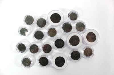Lot Group of roman coins (20) including AE3, AE 18,...