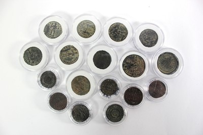 Lot Group of roman coins (17) including AE2, AE3,...