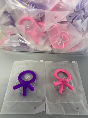 Lot Approx. 50 Yummy Baby silicone teether toys