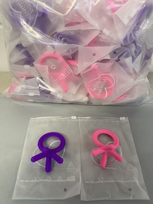 Lot Approx. 50 Yummy Baby silicone teether toys