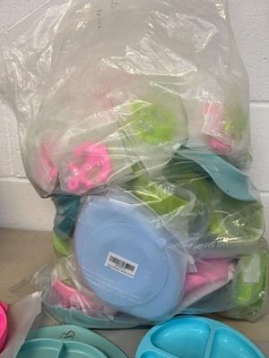 Lot Large selection of Yummy Baby silicone plates,...