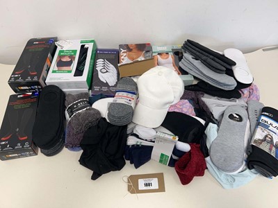 Lot 1881 - Mixed lot of mens and womens underwear, socks,...