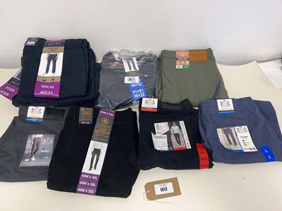 Lot 1912 - Approx. 12 pairs of mens trousers incl....