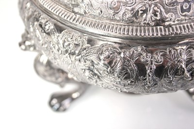 Lot 323 - A 19th century spirit kettle or samovar...